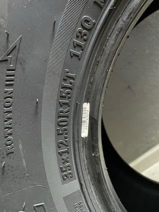 2 neumaticos Comforser CF3000 35x12.5 R15