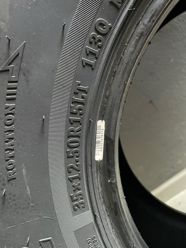 2 neumaticos Comforser CF3000 35x12.5 R15