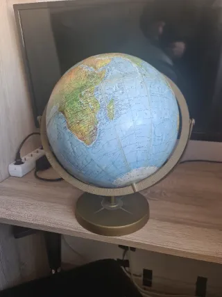 Globo Terráqueo Vintage URSS (pre-1991)
