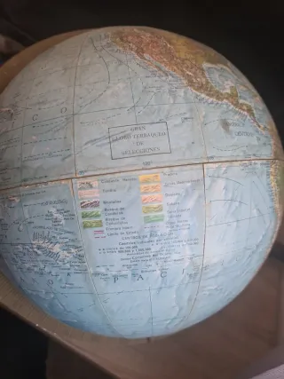 Globo Terráqueo Vintage URSS (pre-1991)