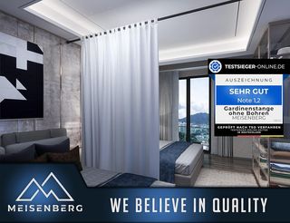 Barra Cortina Telescópica Meisenberg Negra