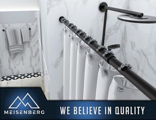 Barra Cortina Telescópica Meisenberg Negra