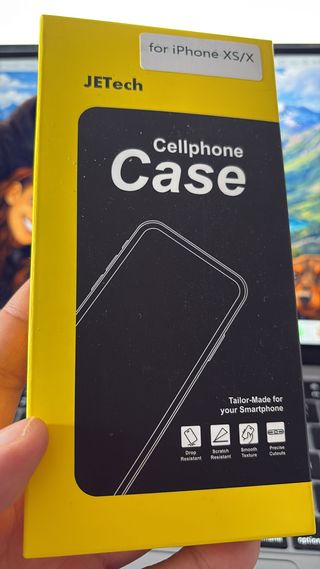 Funda JETech Negra iPhone XS/X