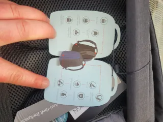 Mochila Antirrobo Negra y Blanca