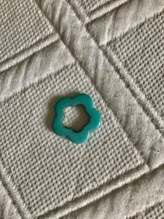 Colgante flor turquesa para pulsera/collar