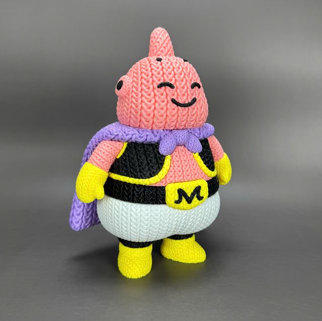 Figura Majin Boo ganchillo