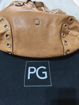 Bolso Piel Suave Purificación García Camel