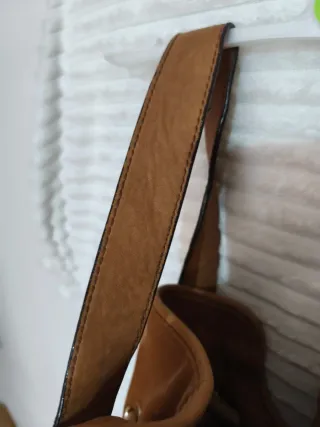 Bolso Piel Suave Purificación García Camel