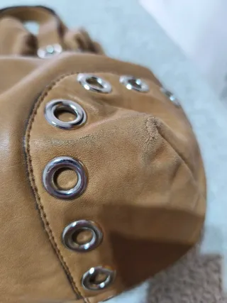 Bolso Piel Suave Purificación García Camel