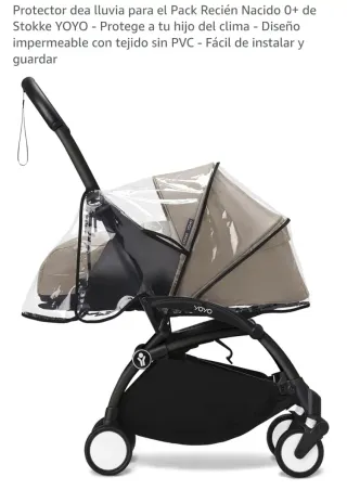 Protector lluvia capazo Yoyo Stokke
