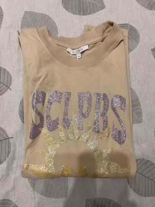 Camiseta Scalpers Beige Talla L