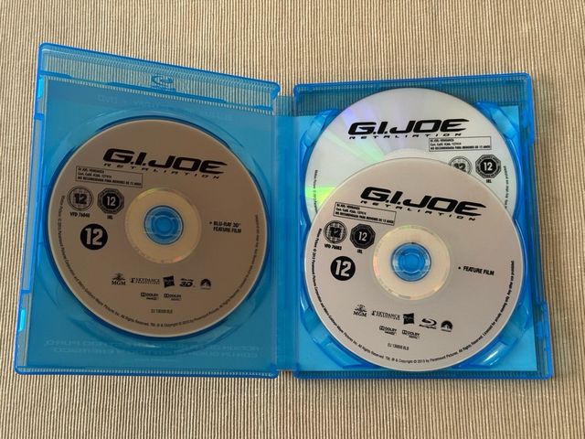 G.I. Joe: La Venganza Blu-ray 3D + 2D + DVD