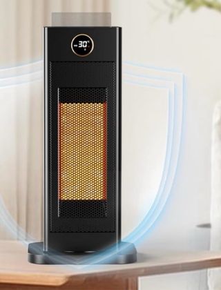 Calefactor eléctrico giratorio