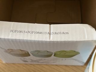 Barattolo centrotavola in ceramica con fiocco