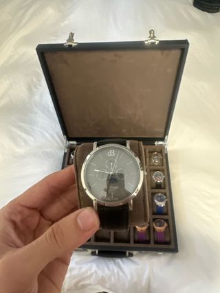 Reloj Berger Gris y Plateado