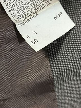 Americana gris hombre