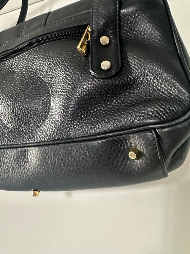 Bolso Negro Piel Poel