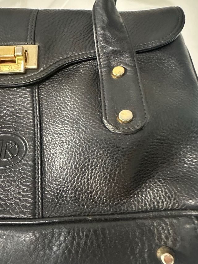 Bolso Negro Piel Poel