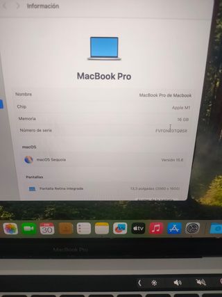 MACBOOK PRO M1 16/512