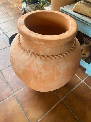 Jarrón grande de terracota