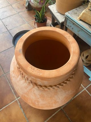 Jarrón grande de terracota