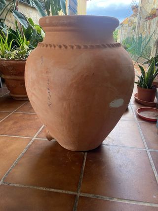 Jarrón grande de terracota