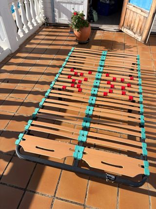 Struttura letto 190 x 110 con materasso in lattice