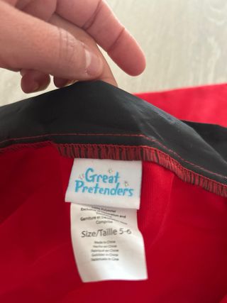 Disfraz bombero 5 años