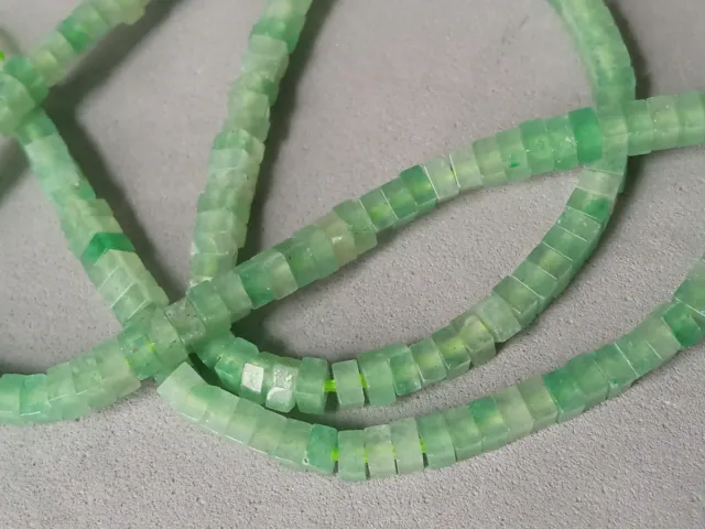 Cuentas de Aventurina Verde Facetadas verdes