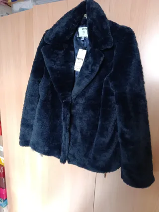 Chaqueta pelo negra Talla 38 sin estrenar