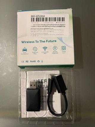 Adaptador CarPlay / Android Auto Inalámbrico