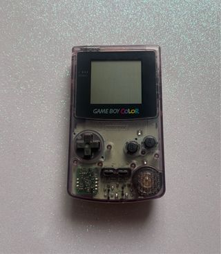 Consola Game Boy Color Morada Transparente