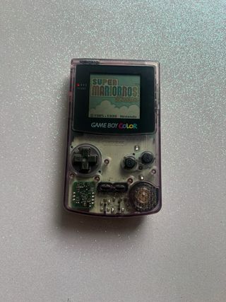 Consola Game Boy Color Morada Transparente