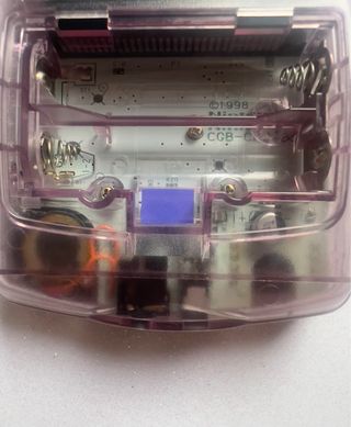 Consola Game Boy Color Morada Transparente