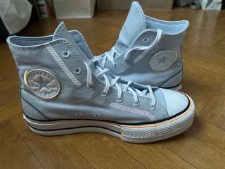 Converse Talla 40 Azul y Blanco