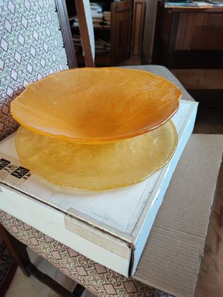 IVV CENTROTAVOLA CIOTOLA PIATTO SOTTOPIATTO VETRO