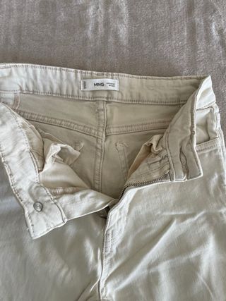 Pantalón cargo Mango Teen claro