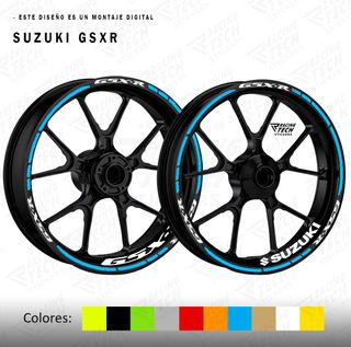 Pegatinas Suzuki GSXR 600 750 1000
