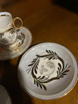 Juego de café porcelana