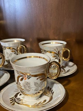 Juego de café porcelana