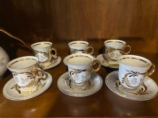 Juego de café porcelana