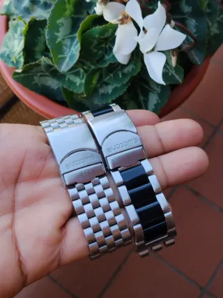 Reloj Swatch Cronógrafo Acero y Negro