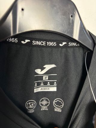 Camiseta Manga Larga Joma Negra