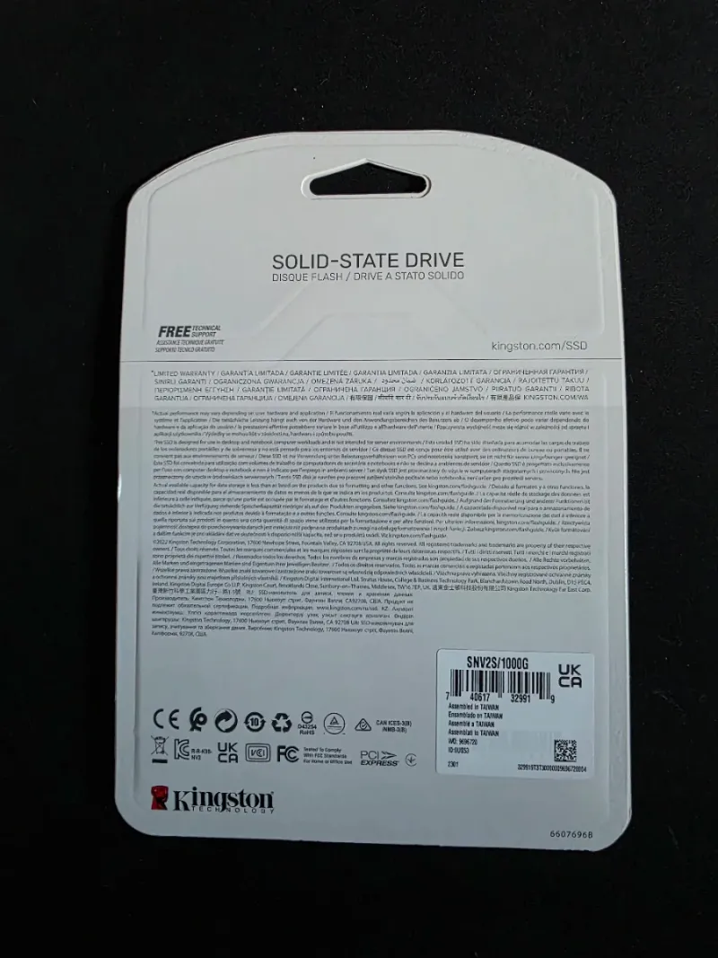 SSD Kingston NV2 1TB M.2 NVMe PCIe 4.0 afbeelding 3