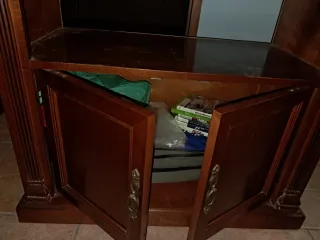 Mueble TV madera antiguo