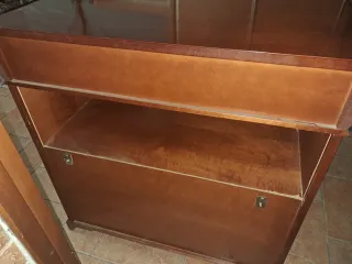 Mueble TV madera antiguo