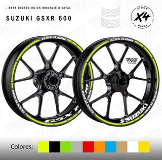 Pegatinas Suzuki GSXR 600