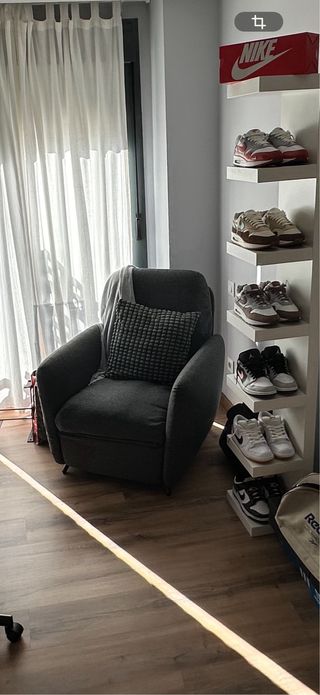 REGALO HOY  Sillón relax IKEA 1 plaza gris