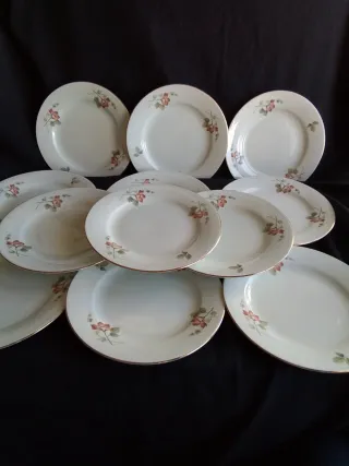 Platos Royal China Vigo - 12 unidades