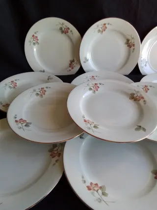 Platos Royal China Vigo - 12 unidades